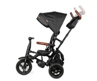 Rowerek Trójkołowy Rito Deluxe Rubber Black Qplay Wygodny Funkcjonalny