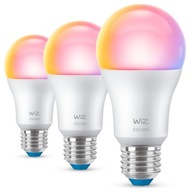 WiZ,Bulb,8,8W,2200-6500 (RGB),A60,E27,3 pcs lightsource