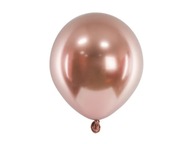 Balony do girland pudełek 12cm Złoty Róż 50 sztuk