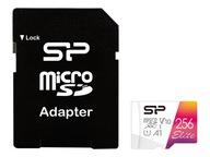 MicroSD karta SILICON POWER COMPUTER & COMMUNICAT SP256GBSTXBV1V20SP 256 GB