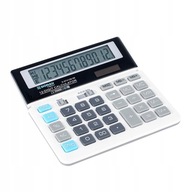 Kalkulator biurowy Donau Tech wyświetlacz 12 cyfr biały