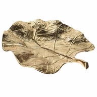 Patera liść złota 24x21 cm wzór 1