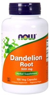 Dandelion Root 500 mg 100 kapsúl Veg PÚPAVA KOREŇ NOW Food's