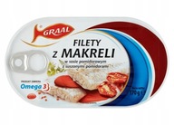 GRAAL Makrela FILET w sosie pomidorowym z suszonymi pomidorami 170 g