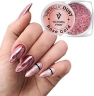 VICTORIA VYNN METALLIC DUST METALICKÝ PEĽ EFEKT CHRÓM ROSE GOLD