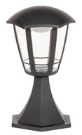 Klasický čierny vonkajší záhradný lampáš