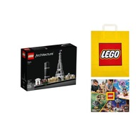 LEGO ARCHITECTURE č. 21044 - Paríž +Taška +Katalóg LEGO 2024