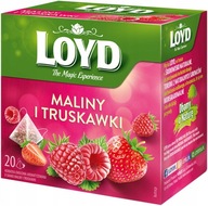 Herbatka Owocowa Malina i Truskawka z Lukrecją 20 T. BIO PIRAMIDKI LOYD