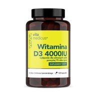 Vitamín D3 4000 IU VitaMedicus - 120 kaps.