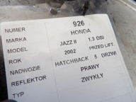 Honda Jazz II light front right