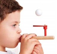 Unosząca się piłeczka Goki - zabawka logopedyczna, ćwiczenia oddechowe