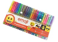 Kolorowe długopisy żelowe EMOJI 25 szt.