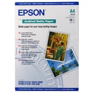 Epson Archival Matte Paper, biała, 50, szt. szt., C13S041342, do drukarek a