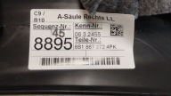 Audi A5 B10 cover of the threshold right front 8B1867272