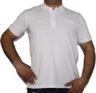 Hugo Boss Koszulka polo biała , poloshirt logo classic roz. XL