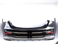 MERCEDES C-KLASA W206 sedan AMG 21- bumper rear part + diffuser ODBLASKI (6xPDC)