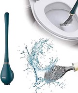 Szilikon WC kefe tárolóval Zöld