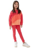 Komplet All For Kids 2-cz ombre bluza spodnie dresowe koralowy 116/122 cm