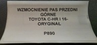 bar, wall front upper TOYOTA CHR C-HR and 16- original