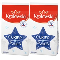 Cukier Królewski Cukier puder do wypieków 2x400 g