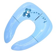 Folding Travel Potty Seat Baby Portable Training Toilet Toddler Blue