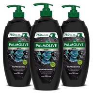 PALMOLIVE MEN żel pod prysznic męski 3x750 ml