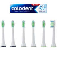 Nevadent Końcówki do szczoteczki 6 sztuk kompatybilne z Sonicare PLUS PASTA