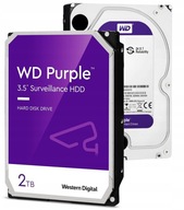 Dysk WD Purple 2TB SATA III WD23PURZ Western Digital 2000Gb do CCTV