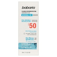Babaria Sunscreen Fluid Face Cream SPF50