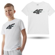 KOSZULKA CHŁOPIĘCA 4F DZIECIĘCA T-SHIRT SPORTOWA NA CO DZIEŃ