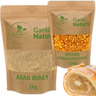 MAK BIAŁY 1 kg SKÓRKA POMARAŃCZOWA 100g zestaw na rogale Marcińskie rogal