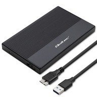 Obudowa Kieszeń na dysk SSD HDD 2.5 cala SATA USB 3.0 5Gb/s do 2TB Czarna