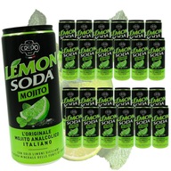 Napój MOJITO lemon soda 0,33l 24 PUSZKI x 330ml