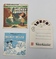 Bajka na stereoskop Myszka Miki Mickey Mouse Gaf View Master Walt Disney