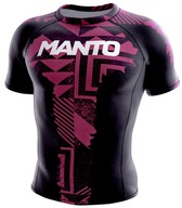 MANTO Rashguard krótki rękaw FRAGMENTS black/red