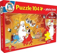 BYŁO SOBIE ŻYCIE -PUZZLE 104 EL. BOHATEROWIE+DVD