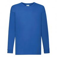 Tričko s dlhým rukávom FRUIT LOOM Modrá 5-6