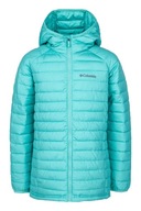 COLUMBIA dievčenská ľahká teplá páperová bunda s kapucňou zateplená veľ. XL