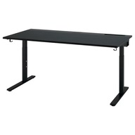 IKEA MITTZON Písací stôl 160x80 cm dyha jaseň moridlo čierne/čierne