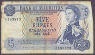 Mauritius - 5 rupees 1967 (VG)