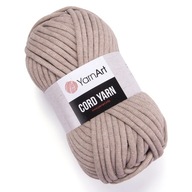 Włóczka tunelowa bawełniana z wypełnieniem YarnArt Cord Yarn nr 768 beżowy