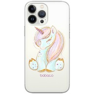 Puzdro Babaco pre Apple IPHONE 13 MINI Čiastočná potlač Unicorn 002