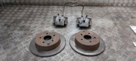discs brake rear part + calipers TOYOTA COROLLA VERSO II 2.0 D4D