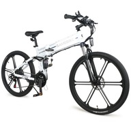 Samebike LO26-II Rám elektrického bicykla 17,5 palcové koleso 26" biele 500 W