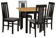 Set rozkladací stôl MAX 7 a 4 stoličky NILO 2 Produkt Poľský farby