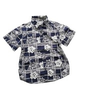 Havajská bavlnená košeľa krátky rukáv 9 L 134 cm