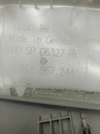 Audi A5 8T Blende Abdeckung SLUPKA 8T8867244