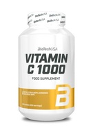 BioTech Vitamin C 1000 250 tab. Vitamín C Ovocie divokej ruže