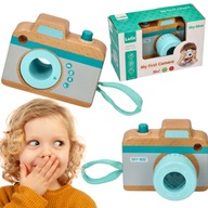 LELIN aparat dla dzieci zabawka z drewna