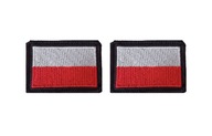 Flaga Polska na mundur komplet NASZYWKA 55x38mm